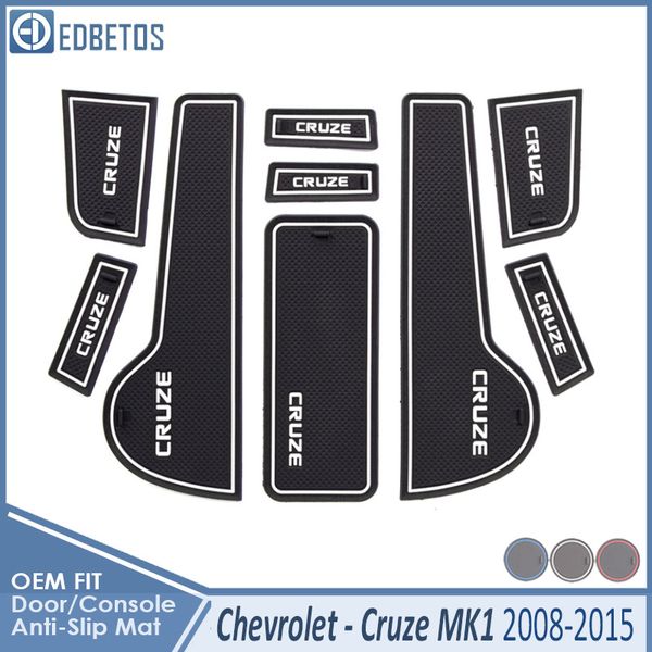

car gadget pad for cruze 2008 2009-2014 2015 j300 chevy accessories gel pad rubber gate slot mat cup mats tapis voitur