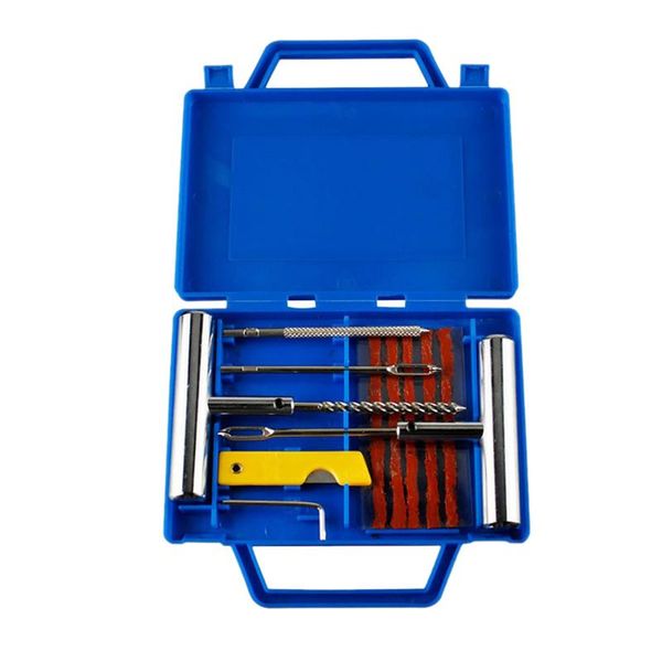 

11pcs car motorcycle bike emergency heavy duty tubeless tire puncture repair kit plug set car tyre repair kit car-styling auto