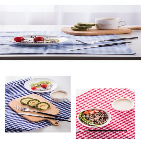 

чистый хлопок свежий плед стол коврик западная скатерть искусство салфетка, чашка вина полотенце еда фотография реквизит