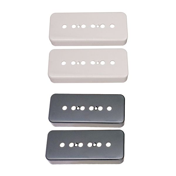 

4 x guitar pickup cover metal guitar cover, black + white