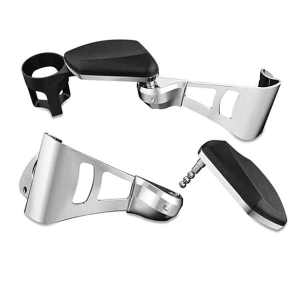 

adjustable armrests chrome passenger cup holder swing-out for models electra glides road glide ultra tri glides 2014-2019