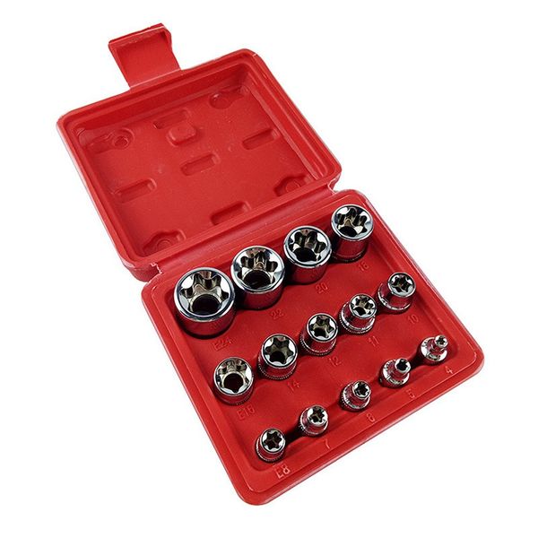 

14pcs sleeve tool set hexagonal plum socket ratchet wrench accessories car repair tool kit home repair tools