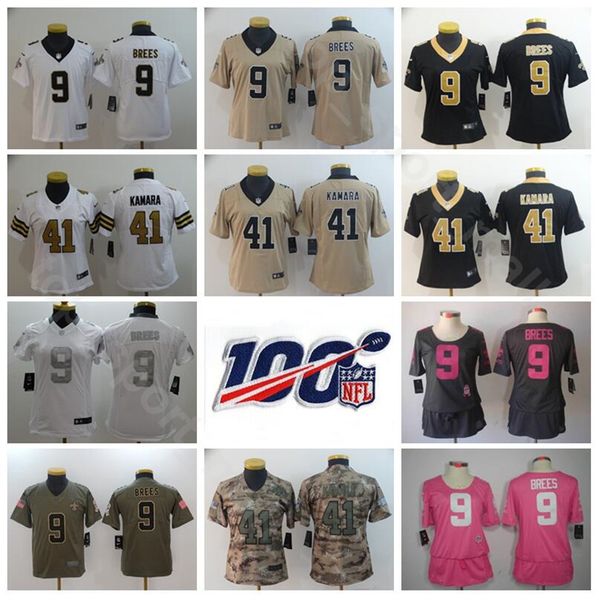 drew brees womens white jersey