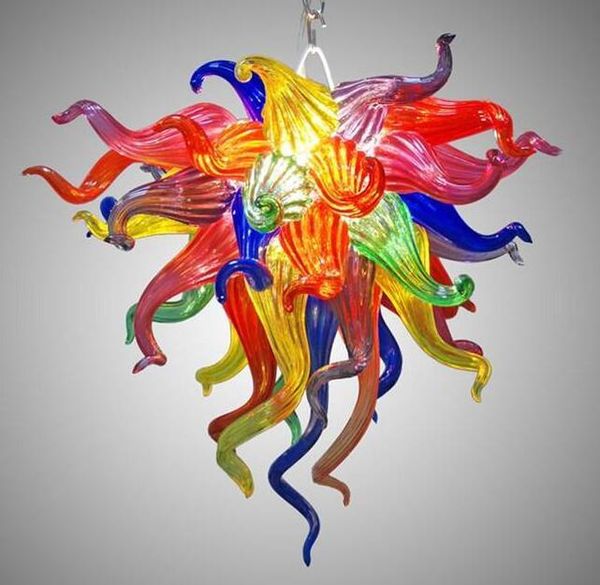 

wonderful mini cute hallway blown glass crystal chandelier lamp elegant home decoration colorful tiffany stained glass pendant light