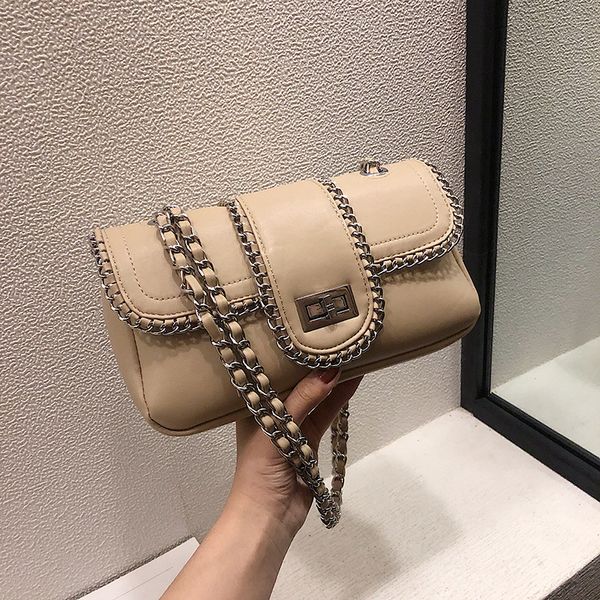 

women's bag 2019 edition one-shoulder bag fashion casual stiletto