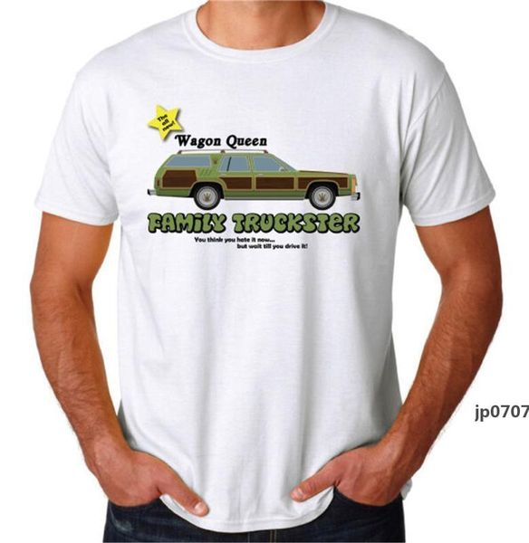 

family truckster funny american vacation 80's comedy movie mens white t-shirt tee shirt for youth middle-age old age, White;black