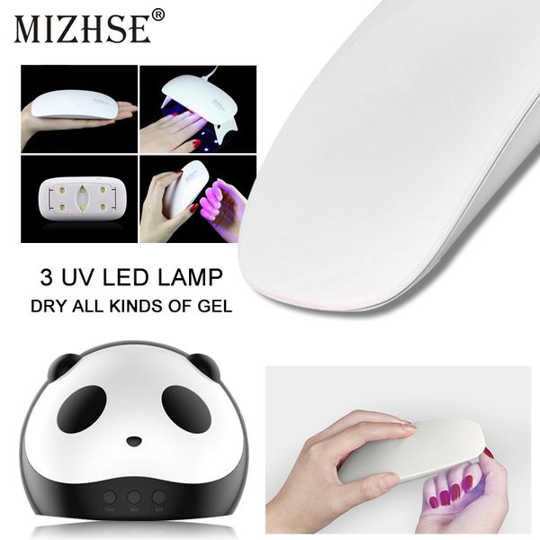 

mizhse 6w 36w nail dryer uv led nail lamp usb gel varnish curing machine for home use drying all gels polish art tools