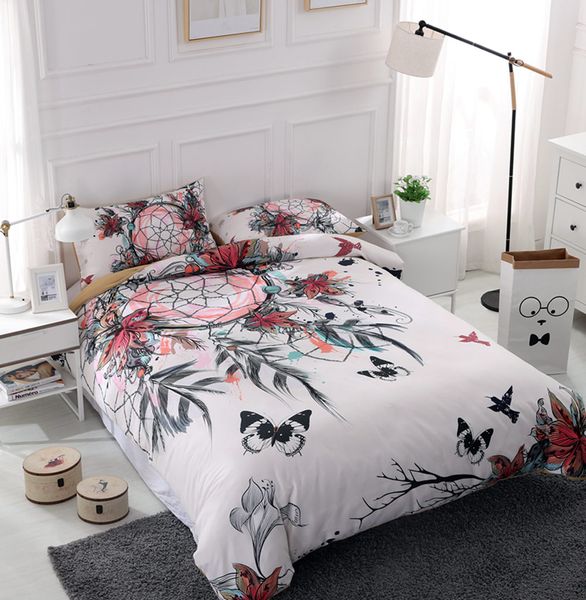 Thumbedding Dropship Dreamcatcher Butterfly Plant Bedding Sets For