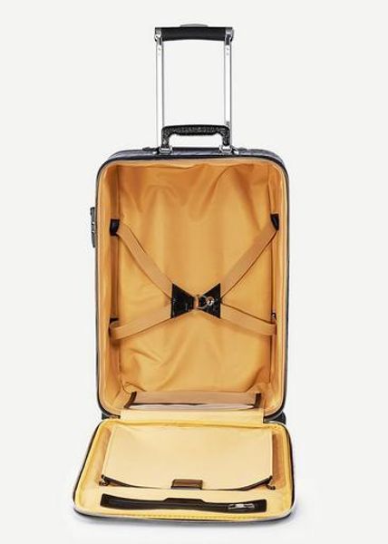 

3grade brown canvas coatedreal leather rolling luggage fashion designer travel suitcase pegasse m416 m20013 n21223 n41386 ing