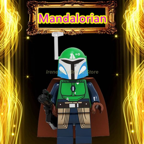 

mandalorian zakus bounty hunter bai li ella secura stormtrooper star wars the rise of skywalker toy for children building blocks