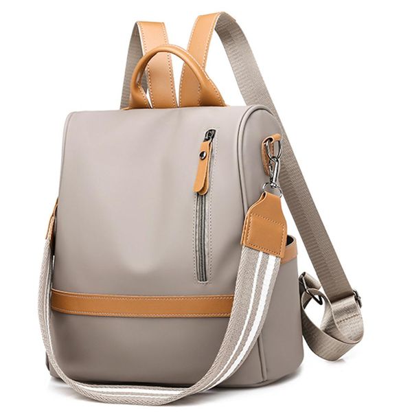 

women backpack 2019 fashion rucksack multi-function nylon zipper solid color backpack female shoulders bags #20