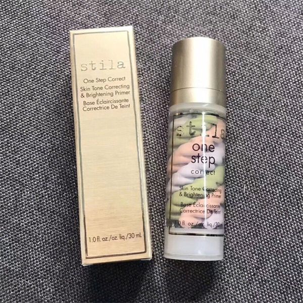 

new stila one step correct skin tone 3colors correcting brightening primer 30ml serum travel set makeup glow eye moisturizing base makeup