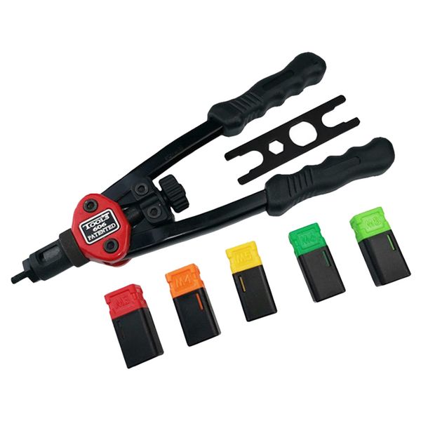 

heavy duty manual riveter manual rivet mandrel with nut dies m3 m4 m5 m6 m8
