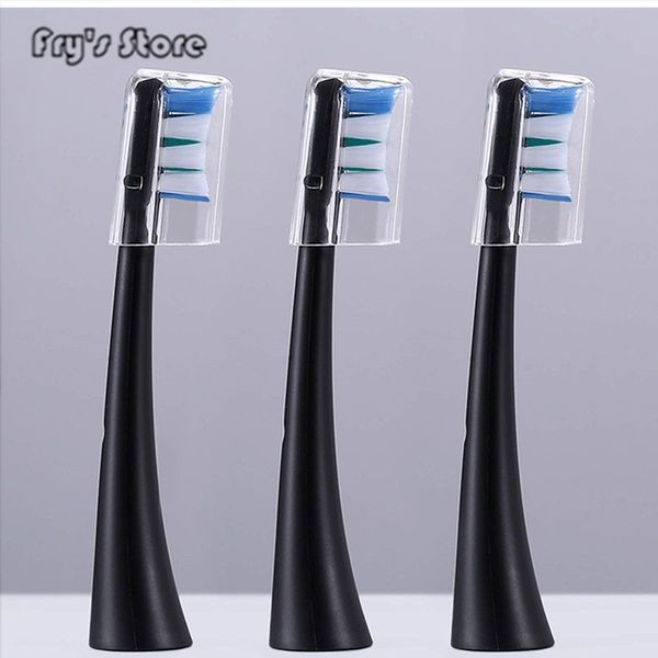 

electric toothbrush heads 3 pack refill for uw 01sonic wave rechargeable toothbrush head replaceable whitening healthy gift
