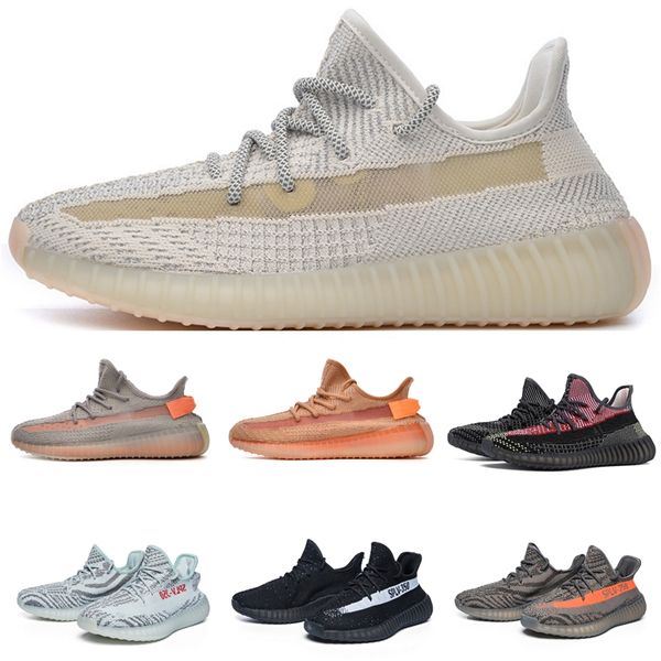 

new carbon blue v2 designer shoes wave runner teal blue vanta inertia kanye west running shoes men women sport shoes with box #qa904