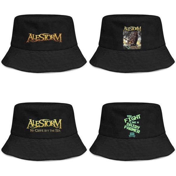 

alestorm for men and women buckethat fitted baseball bucket baseballcap black sails over europe, Blue;gray