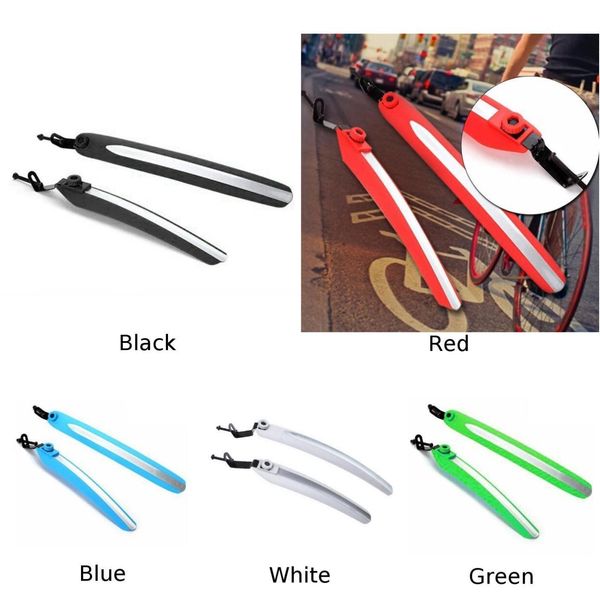 

1 pair plastic mudguard quick release bike bicycle mtb front rear fender supply
