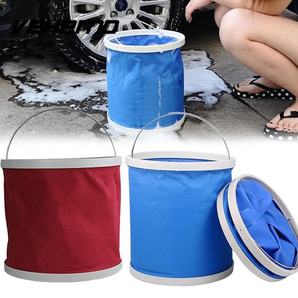 

vehemo vehemo outdoor portable camping folding collapsible bucket car washing barrel tank