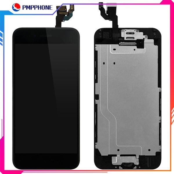 

lcd display with home button + front camera touch screen digitizer full complete assembly replacements for iphone 6g 63s 6p 6s ing