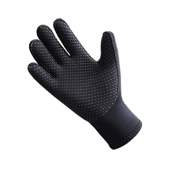 

black 3mm neoprene gloves keep warm anti-skid women/men swimming diving sailing gear surfing scuba snorkeling aqua gloves