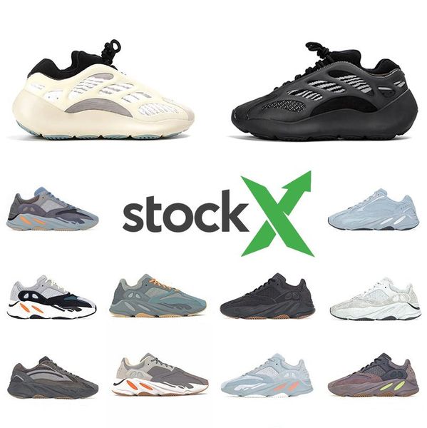

stock x kanye carbon blue vanta 700 mens womens running shoes mauve utility black salt inertia wave runner static 700s men sports sneakers