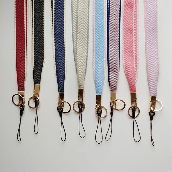 

new strap silver for phone case cellphone around neck lanyard