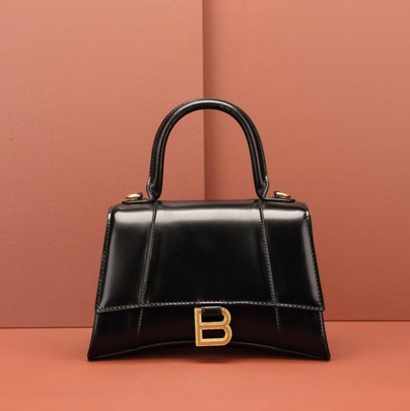 

fashion women five color designer leather women's bag hourglass bag b letter buckle luxury bag handbag