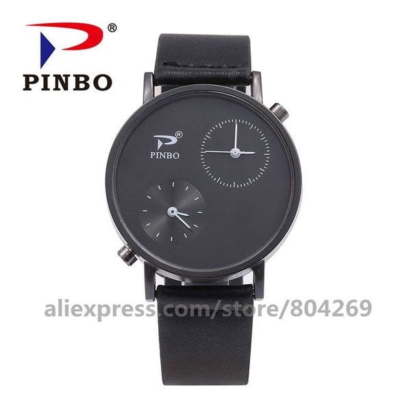 

оптовая мужчины бизнес часы горячий браслет часы мода мужчины повседневная двойной движение наручные часы 919947, Slivery;brown