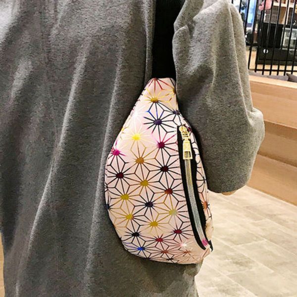 

women 3 colors waist belt bag fanny pack chest shoulder purse pouch mini clutch