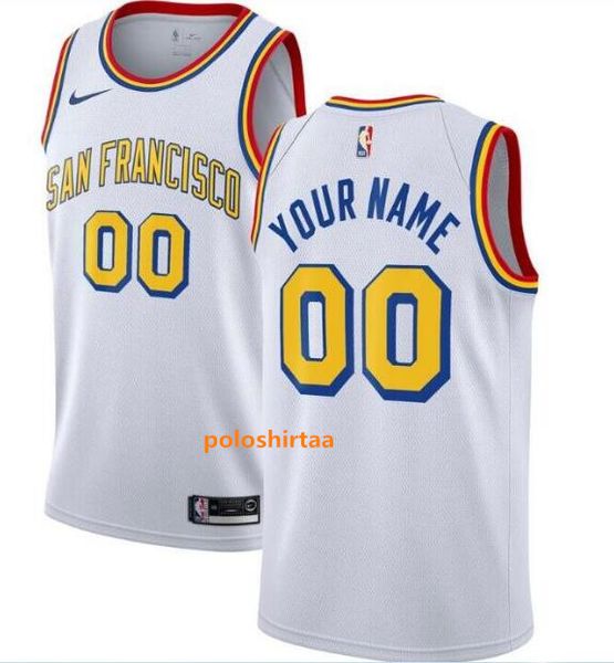 golden state warriors black and white jersey