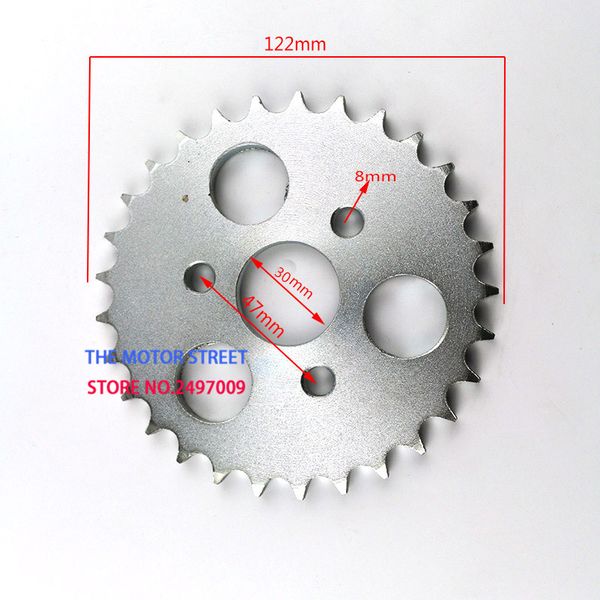 

aluminum monkey bike rear drive chain sprocket 428 29tooth 30mm for z50a z50 z50r z50j motor bike