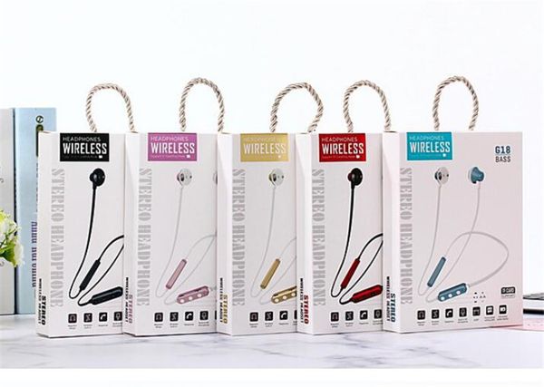 

new bluetooth neck - mounted sports magnetic gravity bass stereo 4.3 plug-in headphones