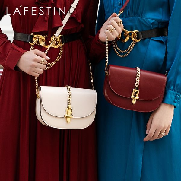 

lafestin 2020 early spring new women bag fashion shoulder messenger bags popular saddle bags