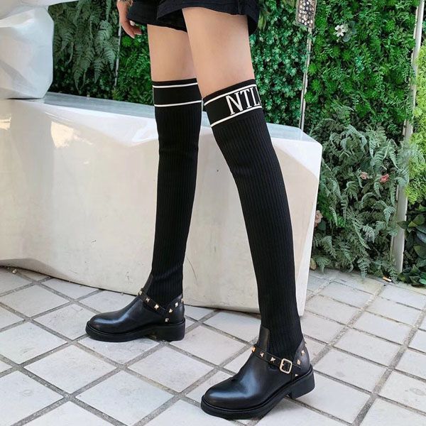 

2020 women's boots new autumn and winter brand fashion motorcycle boots martin non-slip boots code 35-41, Black