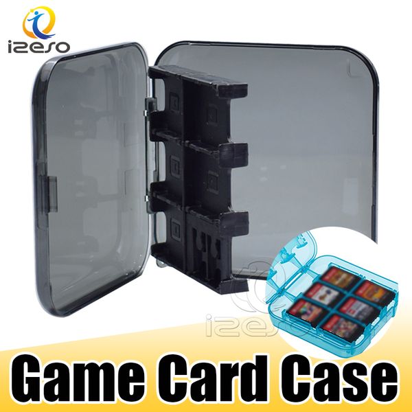 Custodia per schede SD di gioco per Nintendo Custodia rigida protettiva per custodia Scatola porta cartucce di archiviazione per schede di gioco portatile per Nintendo Switch Lite izeso