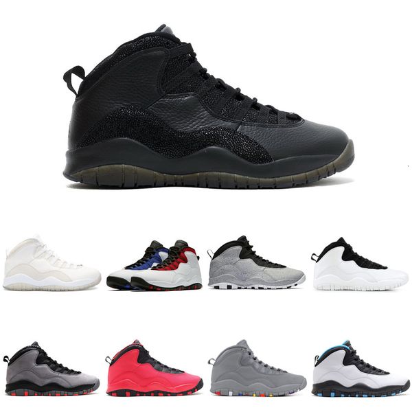 

new 10 10s basketball shoes cement westbrook bobcats i m back chicago cool grey athletics sports sneakers