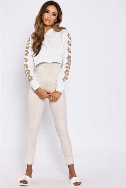 

women fashion casual loose punk hooded hoodie long sleeve stylish crop spring autumn thin sweatshirt tracksuit, Black