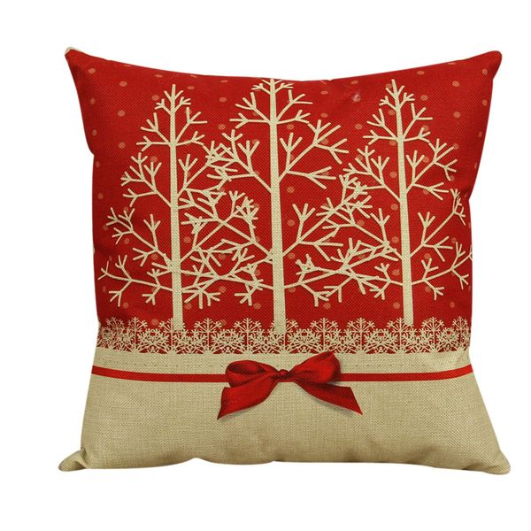 

vintage christmas bed home decor pillow cushion cover