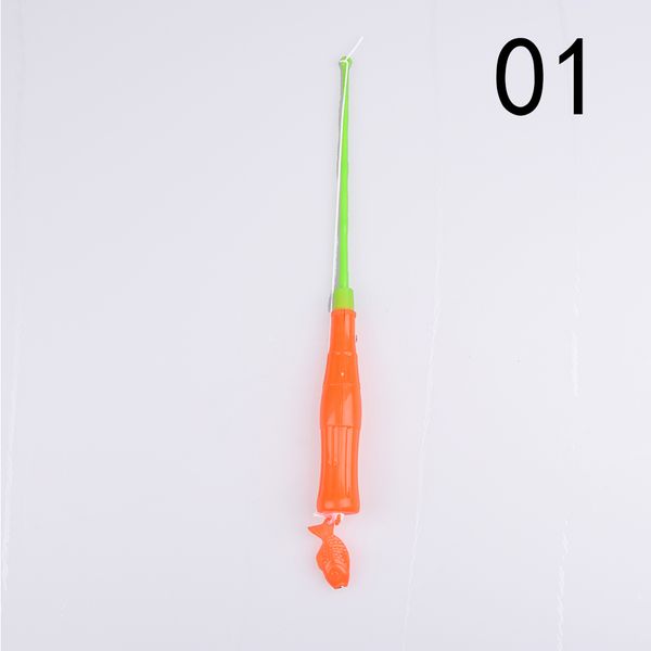 

1pc baby kids magnetic fishing rod fish model fun game gift educational toy