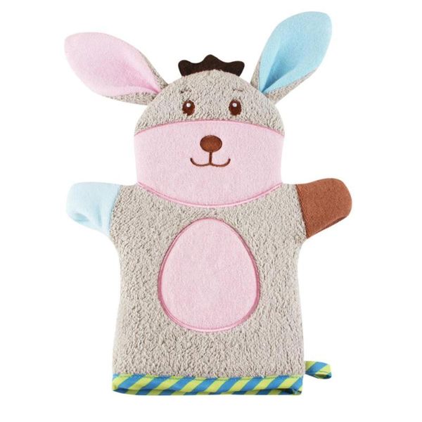

2019 new cartoon animal shape bathing glove baby bath towel infant shampoo brush for bathroom accessories