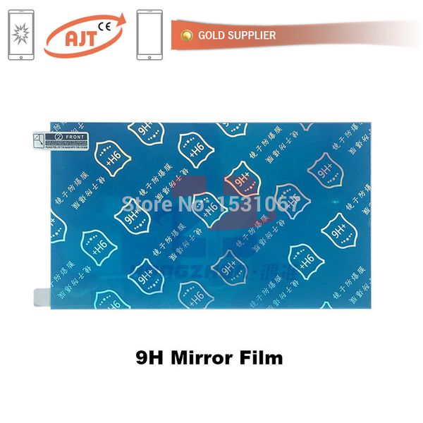 

50pcs front protect film 8inch 9h explosion proof film anti-voyeur privacy mirror for laser phone cutting machine