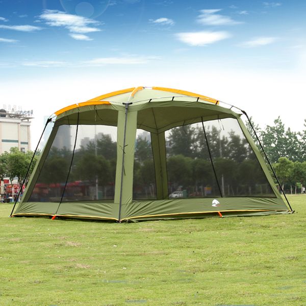

guide series ultralarge 5-8 person large gazebo camping tent beach tent sun shelter barraca de acampamento tente