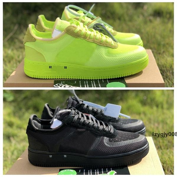 

2019 volt running shoes mens trainers sports skateboard classic 1 green white black green warrior forces womens designer sneakers 36-45