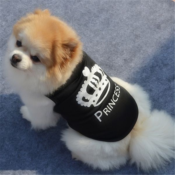 

cute pet dog cat shirt summer breathable vest for cats small dogs fashion lettering polyester kitten clothes puppies costume