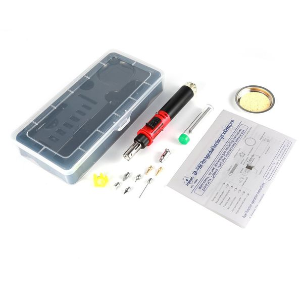 

12 in 1 automatic electric ignition soldering iron set butane welding torch painting tools kit gas blow torch pen