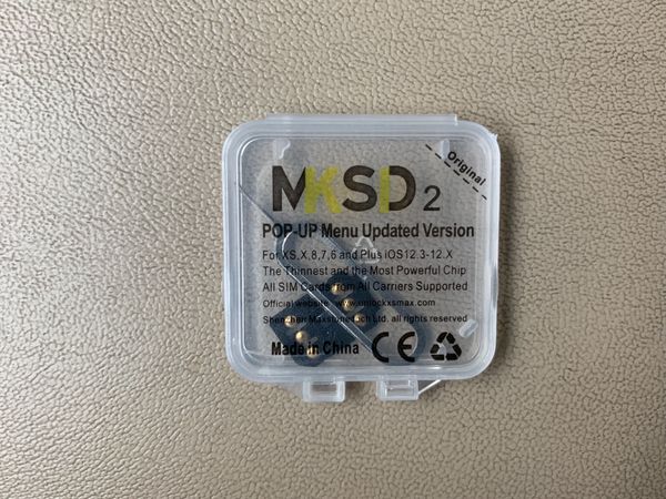 

2019 mk d2 unlock iphone x max xr x 8 7 6 plu turbo im chip for io 12 3 gold black chip with retail pacakge