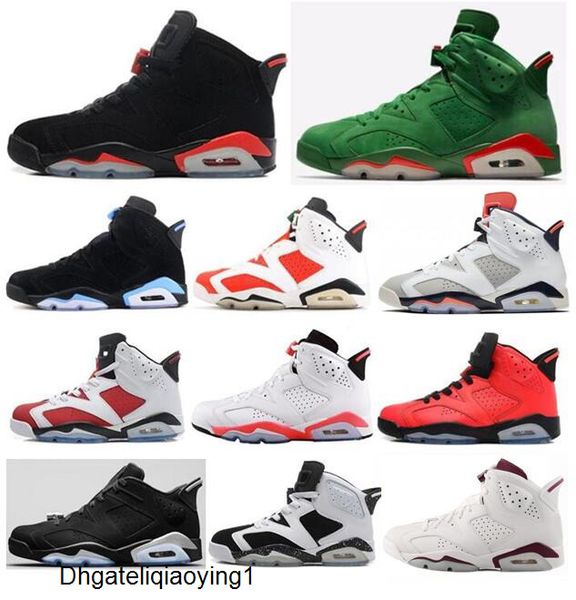 

6 6s black infrared 3m reflect carmine unc basketball shoes men toro hare oreo maroon tinker low chrome sneakers with box
