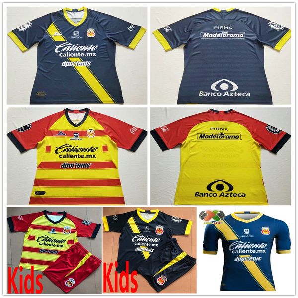 

19 20 monarcas morelia soccer jerseys 2019 2020 mexico culp liga mx mendoza aristeguieta villafanez sosa ferreira man kids football shirt, Black;yellow