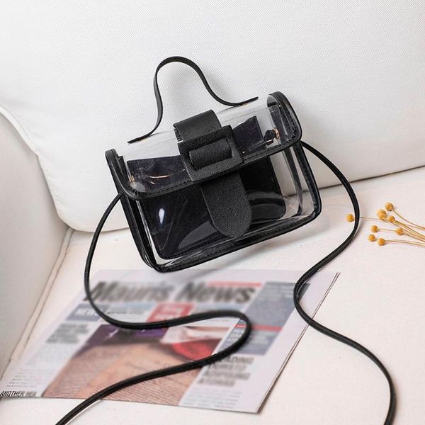 

2020 new laser clear crossbody bags for women beach phone bag crossbody bag transparent shoulder hand women bolsos g15