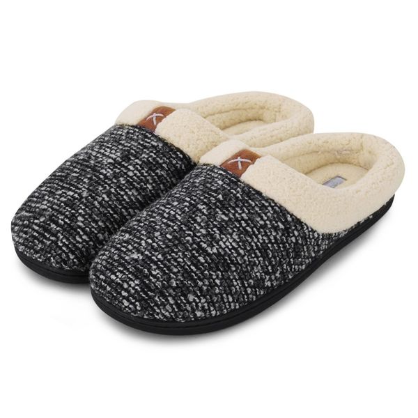 

men casual sneakers for home slippers winter striped soft floor man indoor flats shoes warm plush cotton home slipper, Blue;gray